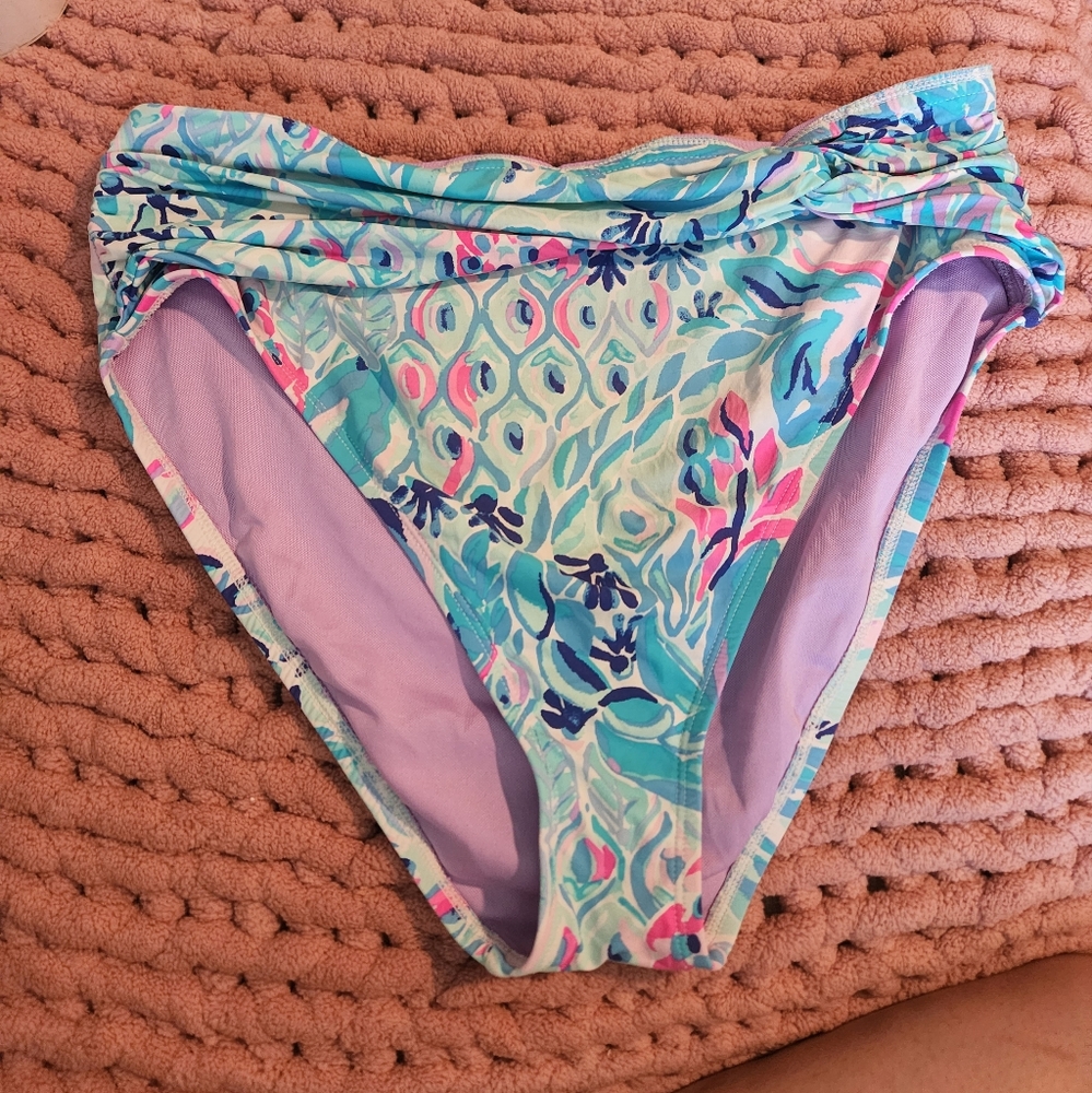 Colorful Patterned Bikini Bottom